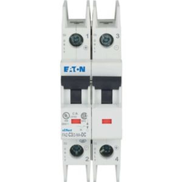 Miniature circuit breaker (MCB), 3 A, 2p, characteristic: C, DC image 5