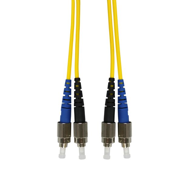 FO Patchcord Duplex FC/FC, 9/125æm OS2, LS0H-3, yellow, 2.0m image 2