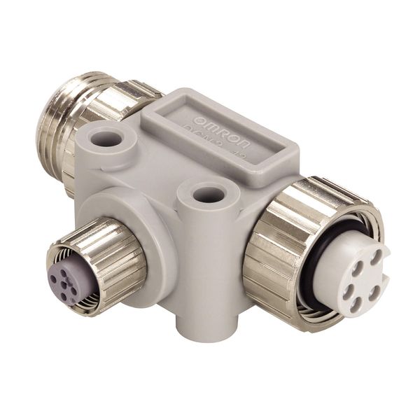 DeviceNet IP67 T-branch connector (1x female + 1x male 7/8", 1x female image 2