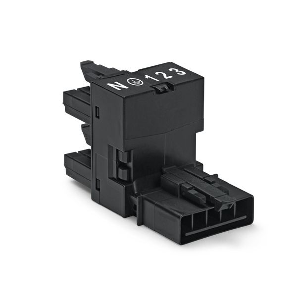 h-distribution connector 5-pole Cod. A black image 1