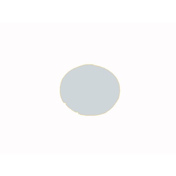 Button lens, flat white, blank image 1