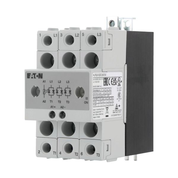 Solid-state relay, 3-phase, 20 A, 42 - 660 V, DC image 5