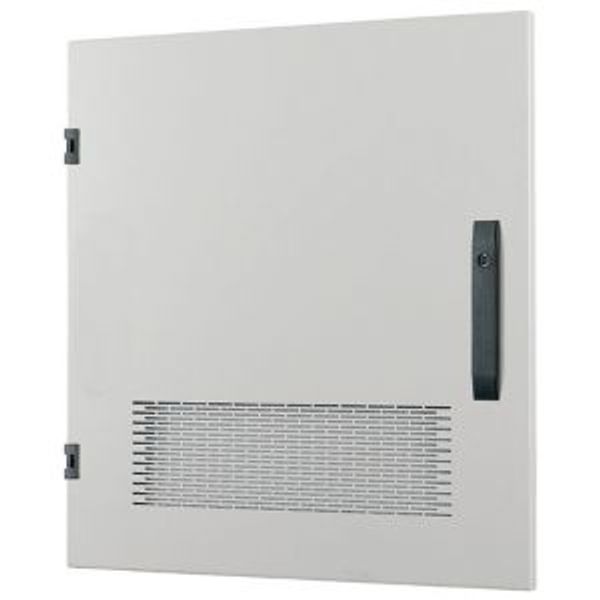 Door to switchgear area, ventilated, right, IP30, HxW=600x1100mm, grey image 4