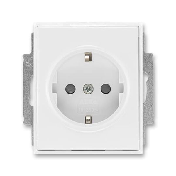 5518E-A03459 03 Socket outlet with earthing contacts, shuttered ; 5518E-A03459 03 image 1