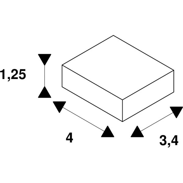 S-TRACK DALI pendant clip, white image 2