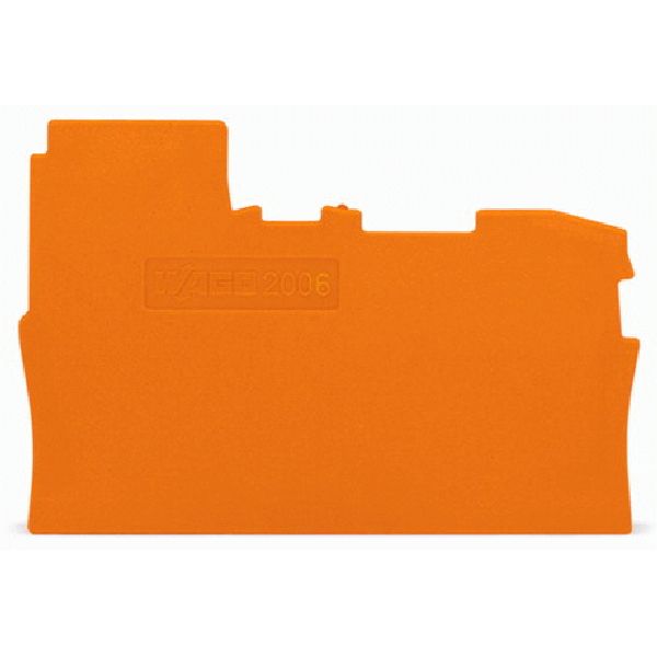 2006-7192 End and intermediate plate; 1 mm thick; orange image 1