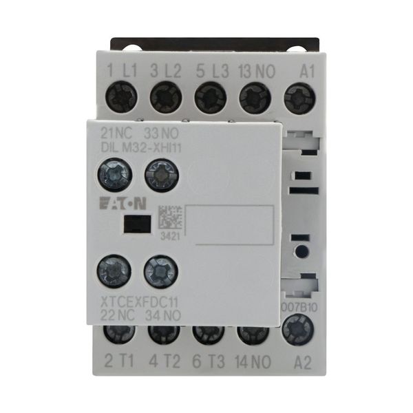 Contactor, 380 V 400 V 3 kW, 2 N/O, 1 NC, 24 V DC, DC operation, Screw terminals image 13