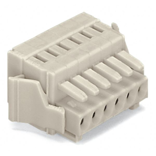 1-conductor female connector CAGE CLAMP® 1.5 mm² light gray image 5