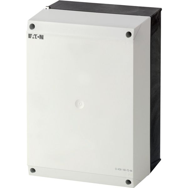 Insulated enclosure, HxWxD=280x200x160mm, +mounting rail, NA type image 4