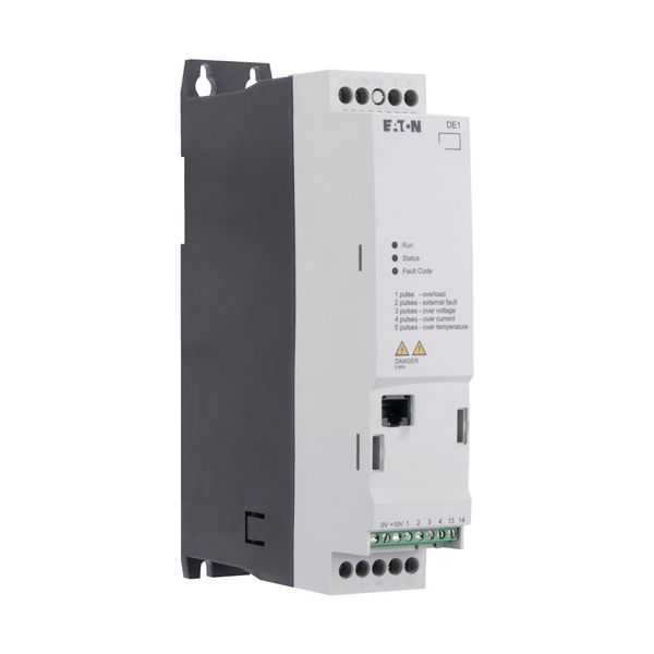 Variable speed starter, Rated operational voltage 400 V AC, 3-phase, Ie 2.1 A, 0.75 kW, 1 HP, Radio interference suppression filter image 6