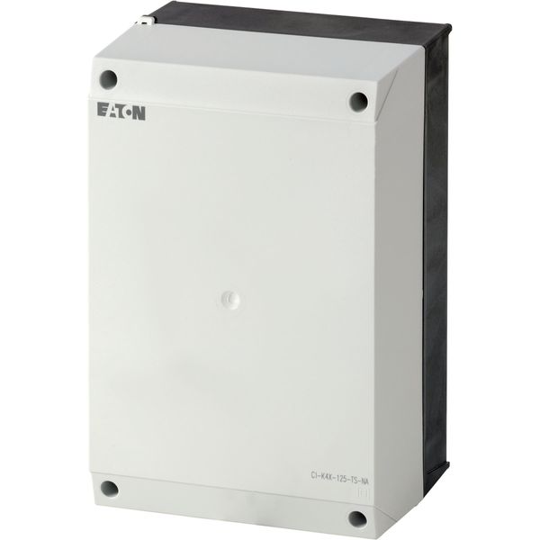 Insulated enclosure, HxWxD=240x160x125mm, +mounting rail, NA type image 4