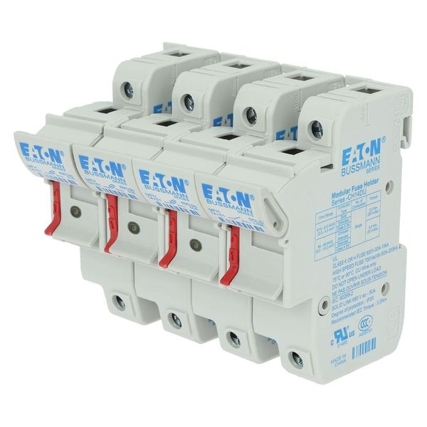 Fuse-holder, low voltage, 50 A, AC 690 V, 14 x 51 mm, 3P + neutral, IEC, with indicator image 15