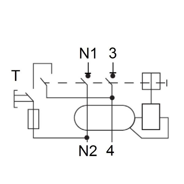 Residual Current Circuit Breaker 10kA, 40A, 2-pole, 30mA image 3