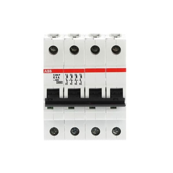 S204P-K4 Miniature Circuit Breaker - 4P - K - 4 A image 6