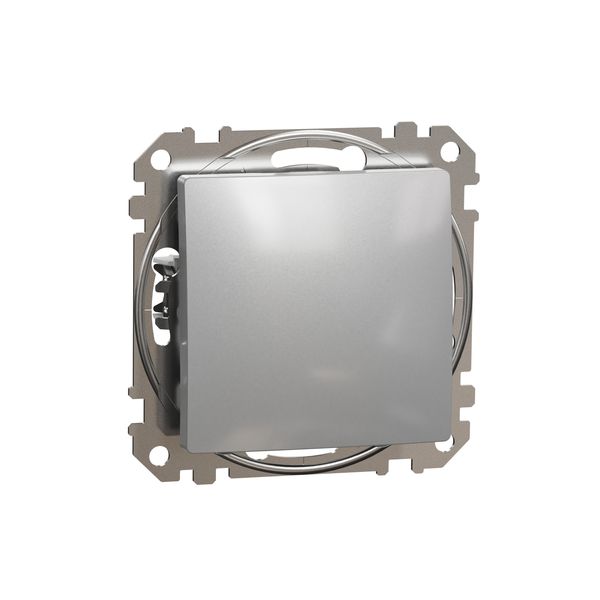 Sedna Design & Elements, Intermediate switch 10AX, professional, aluminium image 4
