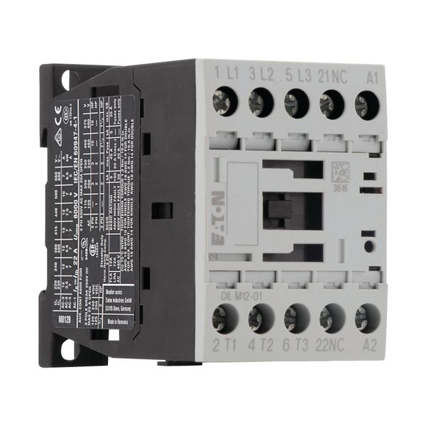 Contactor, 3 pole, 380 V 400 V 5.5 kW, 1 NC, 24 V DC, DC operation, Screw terminals image 17