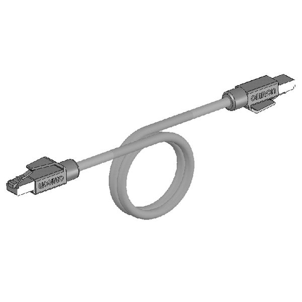 Ethernet Cat.5 cable, PVC, robotic, RJ45 plug / RJ45 plug, 1 m XS5W0297R image 3