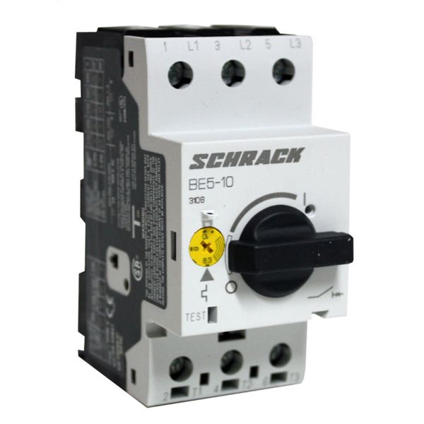 Motor Protection Circuit Breaker, 3-pole, 6.3-10A image 1