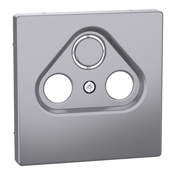 Central plate for antenna sock.-out.s 2/3 holes, stainless steel, System Design image 3