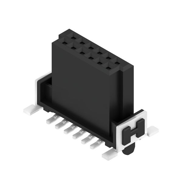 PCB plug-in connector (board connection), 1.27 mm, Number of poles: 12 image 2