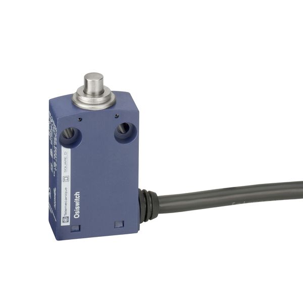 Limit switch, Limit switches XC Standard, XCMN, metal end plunger, 1NC+1 NO, snap, 1 m image 1
