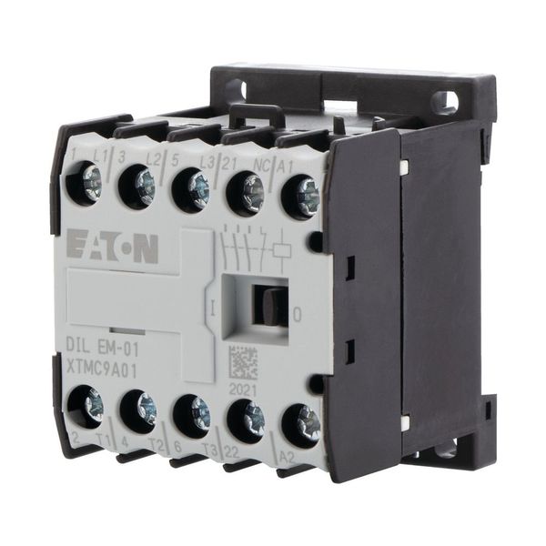 Contactor, 42 V 50/60 Hz, 3 pole, 380 V 400 V, 4 kW, Contacts N/C = Normally closed= 1 NC, Screw terminals, AC operation image 15