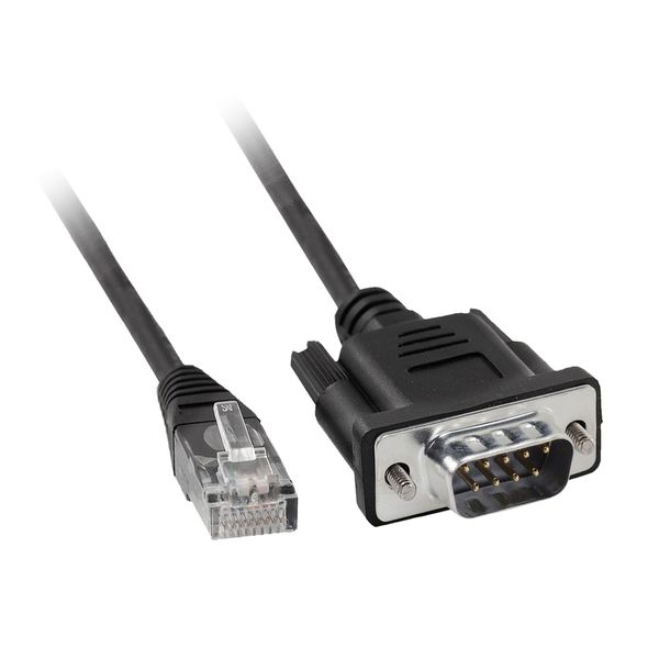 direct connection cable - L = 2.5 m - 1 male SUB-D 9 - Sysmacway - RS232 image 1