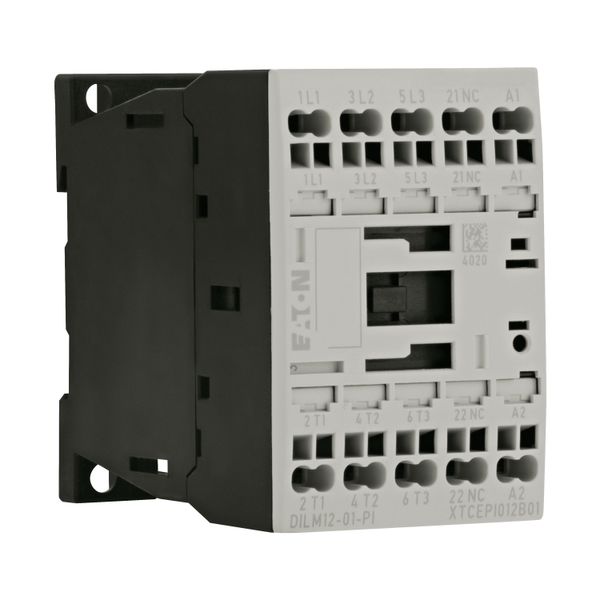Contactor, 3 pole, 380 V 400 V 5.5 kW, 1 NC, 220 V 50/60 Hz, AC operation, Push in terminals image 22
