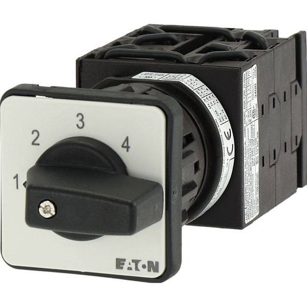 Step switches, T0, 20 A, centre mounting, 3 contact unit(s), Contacts: 5, 45 °, maintained, Without 0 (Off) position, 1-5, Design number 15005 image 10
