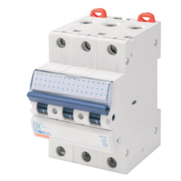 MINIATURE CIRCUIT BREAKER - MT 60- 3P CHARACTERISTIC C 3A - 3 MODULES image 1