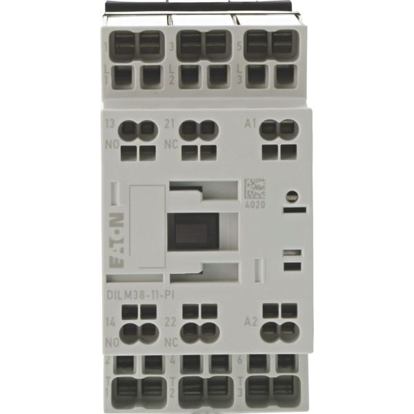 Contactor, 3 pole, 380 V 400 V 18.5 kW, 1 N/O, 1 NC, 110 V 50 Hz, 120 V 60 Hz, AC operation, Push in terminals image 12