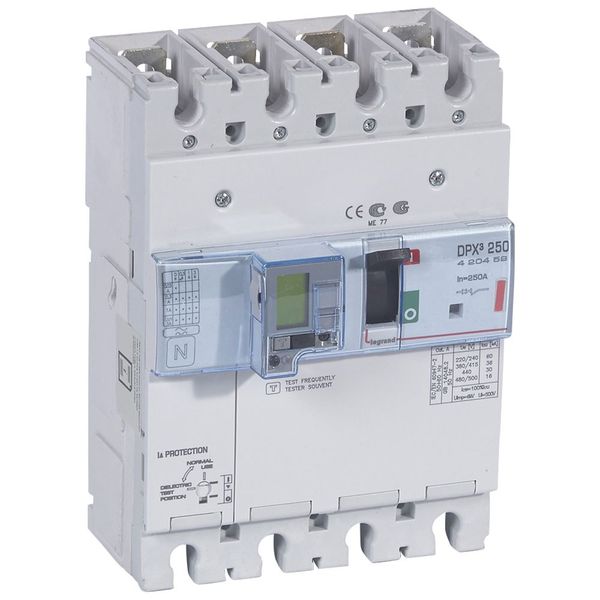MCCB electronic + energy metering + e.l.c.bs - DPX³ 250 - Icu 36 kA - 4P - 250 A image 2