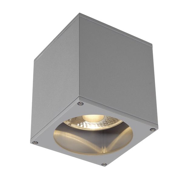 BIG THEO CEILING OUT, ES111, max. 75W, aquare, silvergrey image 1
