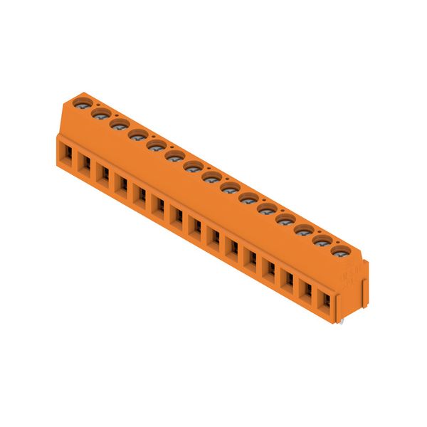 PCB terminal, 5.08 mm, Number of poles: 15, Conductor outlet direction image 3