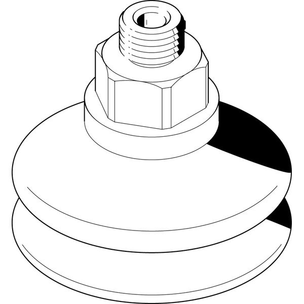 ESS-50-BT-M6 Vacuum suction cup image 1