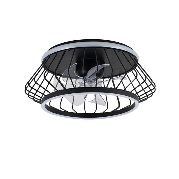 Cobra Black LED Ceiling Flush Light 50W 4800Lm. CCT Dim image 1