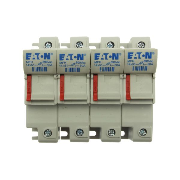 Fuse-holder, low voltage, 50 A, AC 690 V, 14 x 51 mm, 4P, IEC image 15