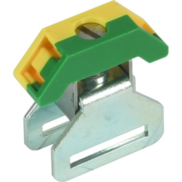 Terminal for busbars 18x3mm cross section max. 35mm² green/yellow image 1