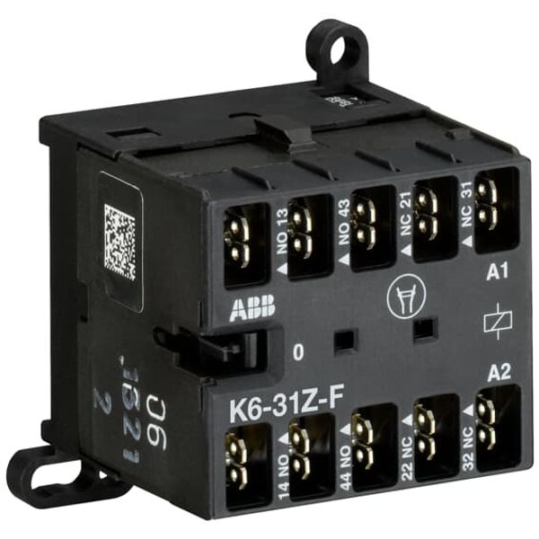 K6-31Z-F-80 Mini Contactor Relay 220-240V 40-450Hz image 2