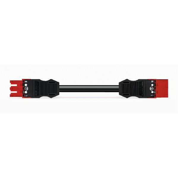 pre-assembled interconnecting cable;Eca;Socket/plug;red image 4