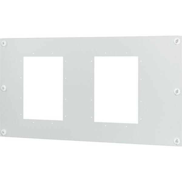 Front plate 2xIZMX16, withdrawable, HxW=500x1000mm image 6