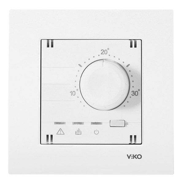 Karre-Meridian White Analog Thermostat Heating/Cooling image 1