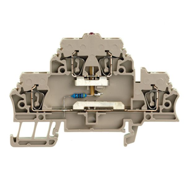 Multi-tier modular terminal, Tension-clamp connection, 2.5 mm², 24 V,  image 1