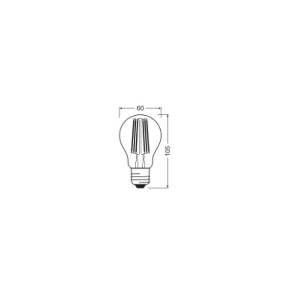 LED CLASSIC A ENERGY EFFICIENCY B DIM S 5.7W 827 Clear E27 image 8