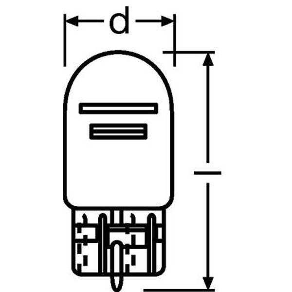 7515 21/5W 12V W3X16Q BLI2DK OSRAM image 2