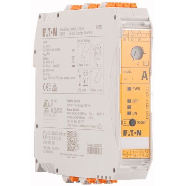 DOL starter, 24 V DC, 1,5 - 7 (AC-53a), 9 (AC-51) A, Push in terminals, Controlled stop, PTB 19 ATEX 3000 image 4