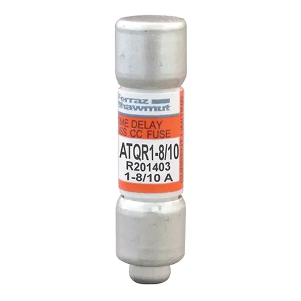 Fuse ATQR - Class CC - Time-Delay 600VAC 300VDC 1.8A Ferrule image 1