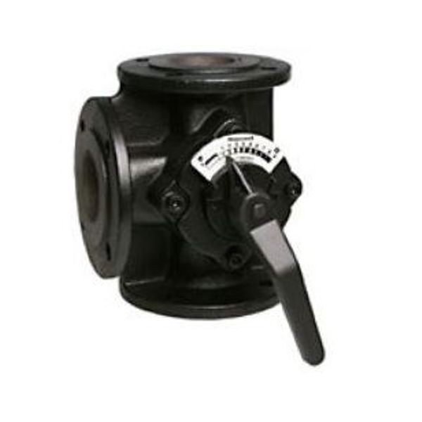 3W ROT.VALVE DN032 STRA.FLANGE image 1