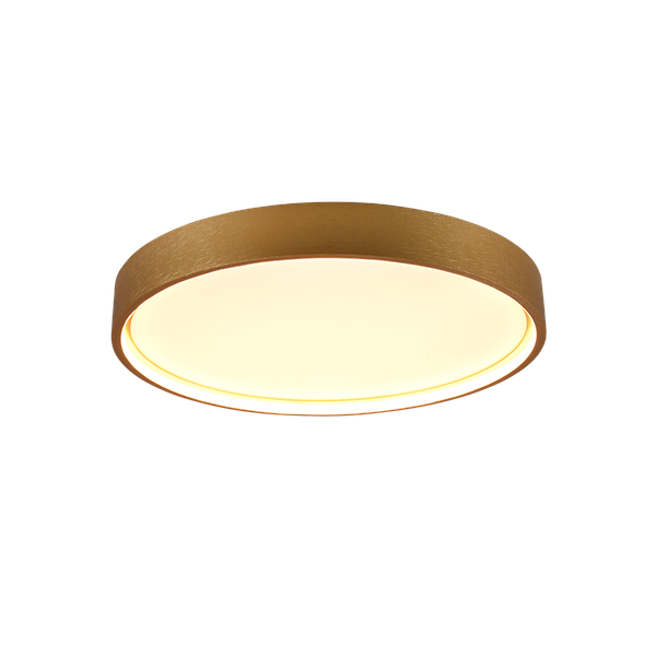 Doha LED ceiling lamp 45 cm matt brass image 1