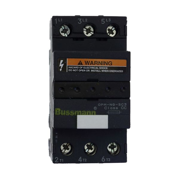 Eaton Bussmann series Optima fuse holders, 600V or less, 0-30A, Philslot Screws/Pressure Plate, Three-pole image 2